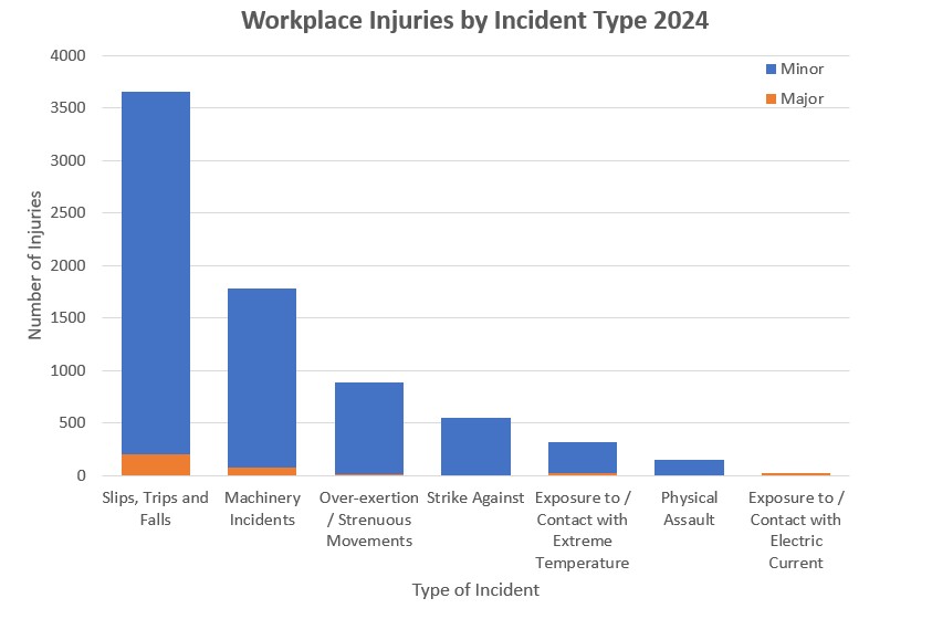 Workplace Injuries 2024